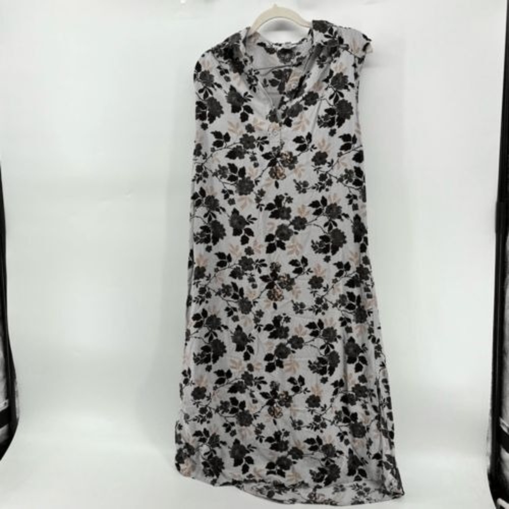 Susina Maxi Dress Floral Sleeveless‎ Casual Rayon Shirt Summer Lounge XXS
